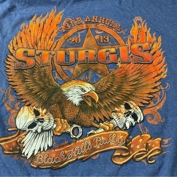 MENS Sturgis 2013 Black Hills Rally XXL T shirt - Picture 4 of 5